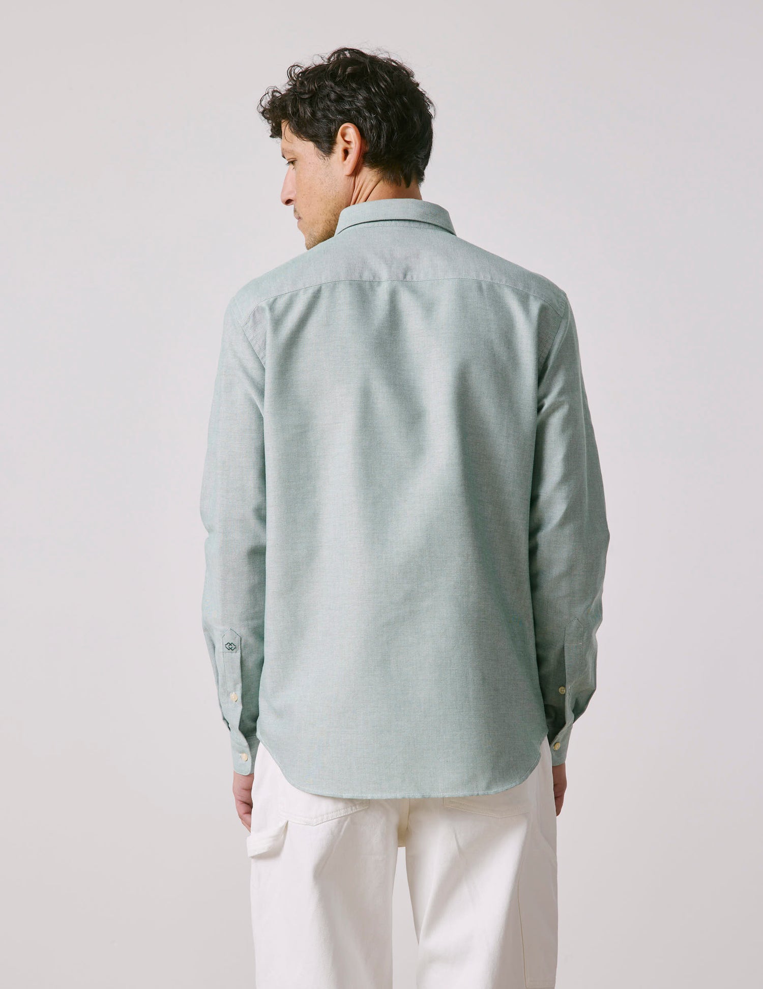 Gaspard Green shirt - Oxford - American Collar#2