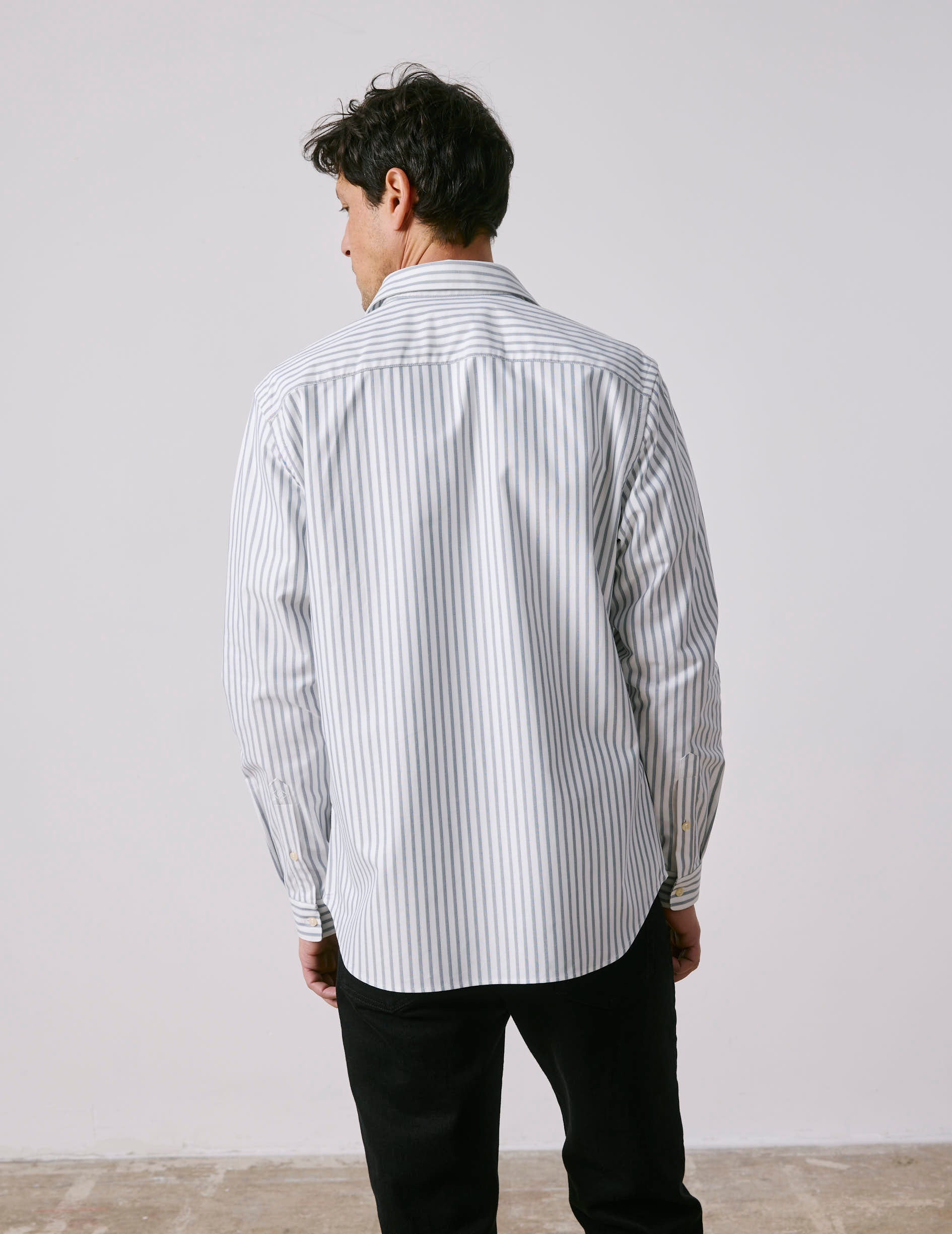 Gaspard striped shirt - Oxford - American Collar