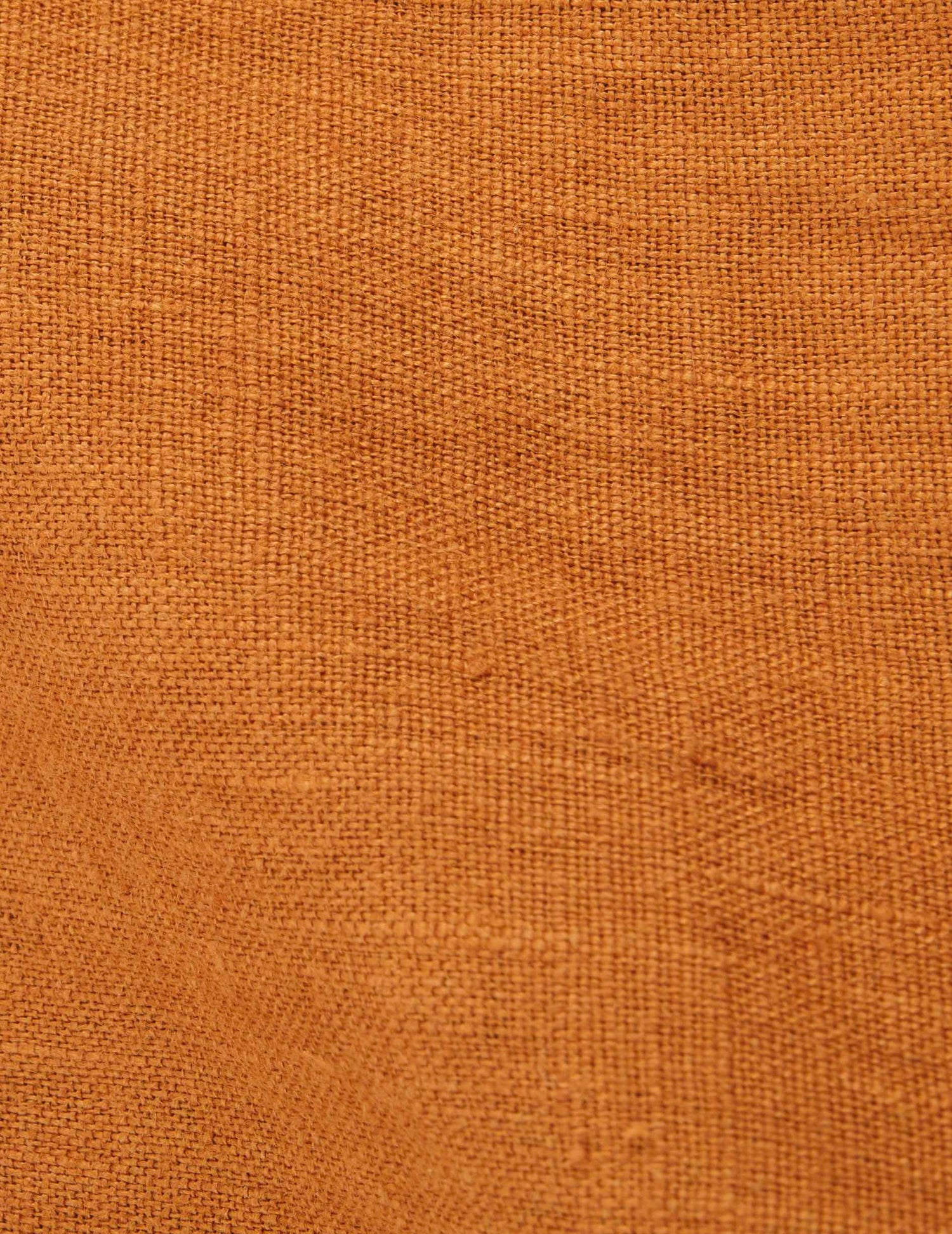 Brown linen Gaspard shirt - Linen - American Collar#5