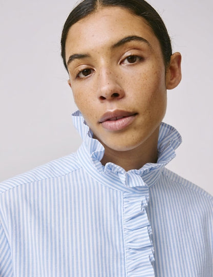 Greta striped light blue shirt