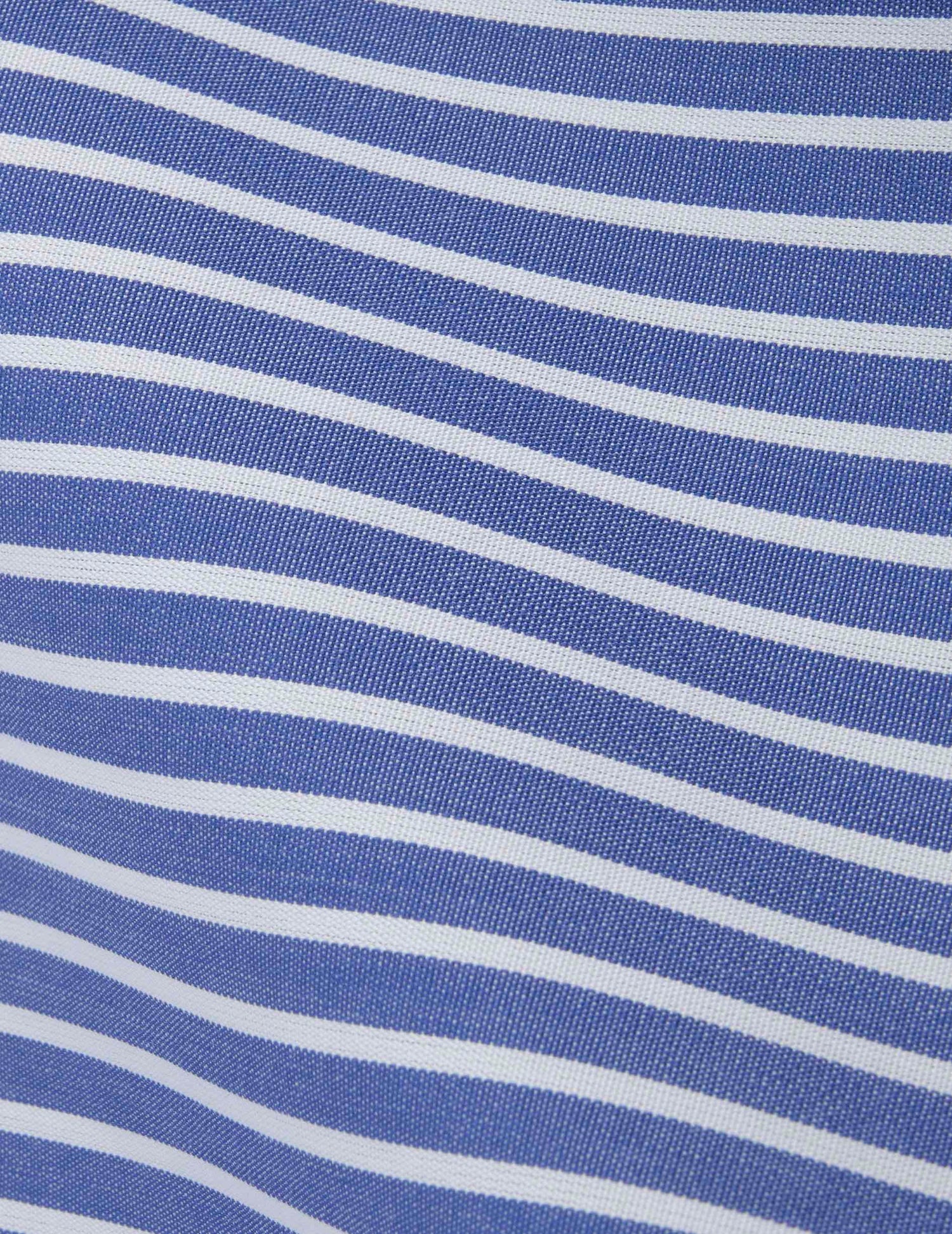 Greta striped blue shirt - Poplin - Victorian Collar#6
