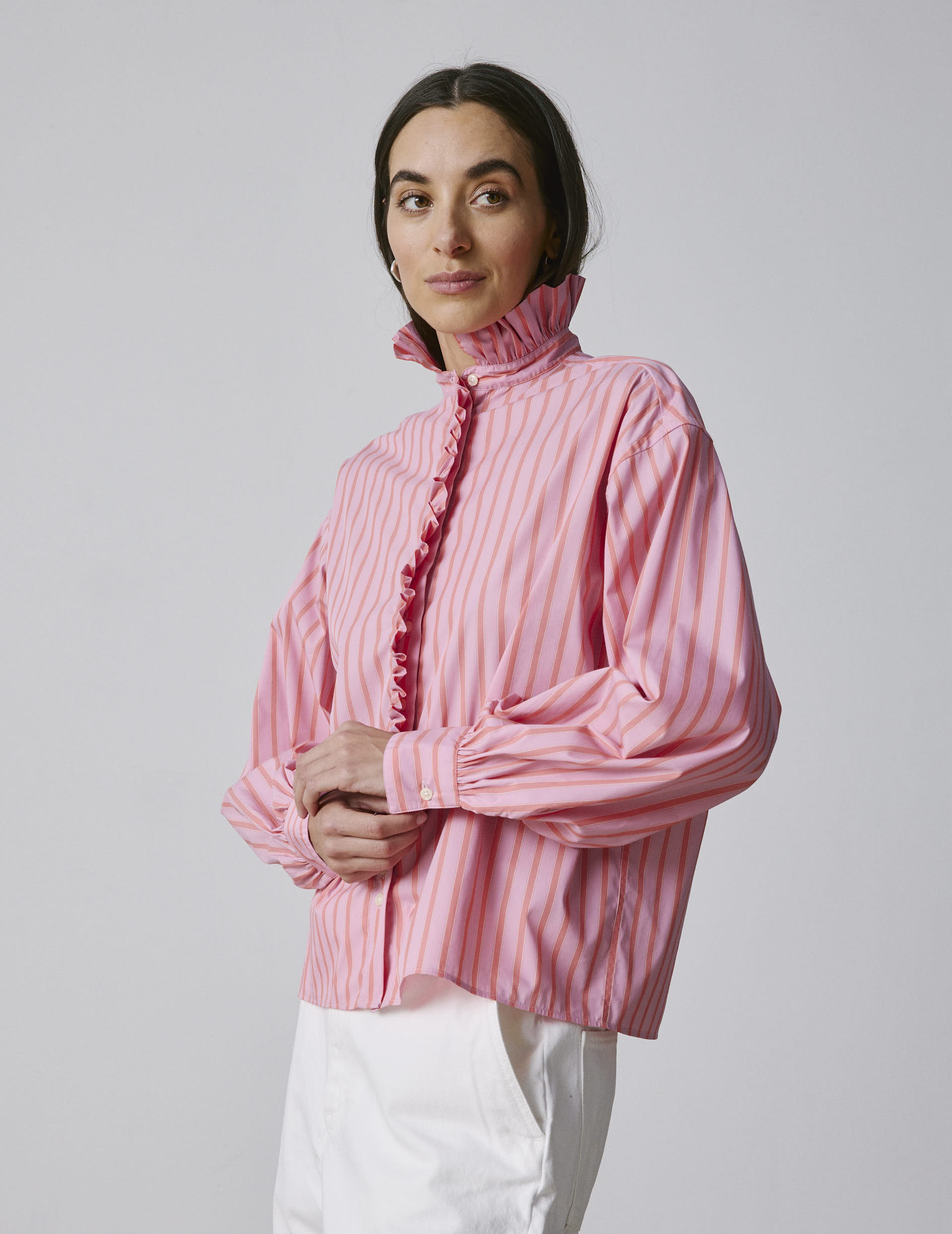 Striped pink Greta shirt