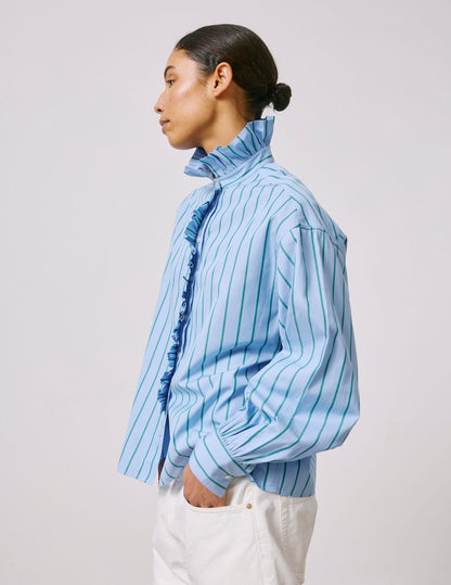 Striped blue Greta shirt