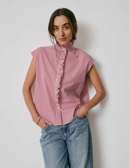Striped red Gretie shirt