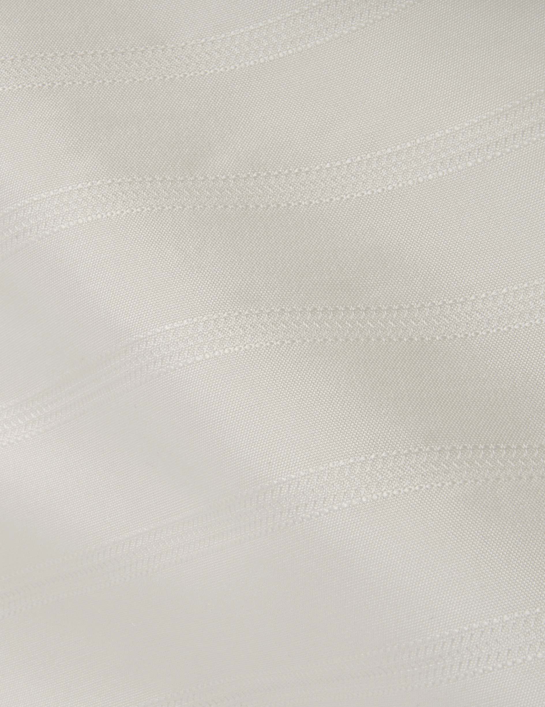 Striped ecru silk Hannah shirt  - Silk - Shirt Collar - French Cuffs