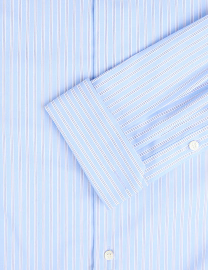 Classic striped blue shirt
