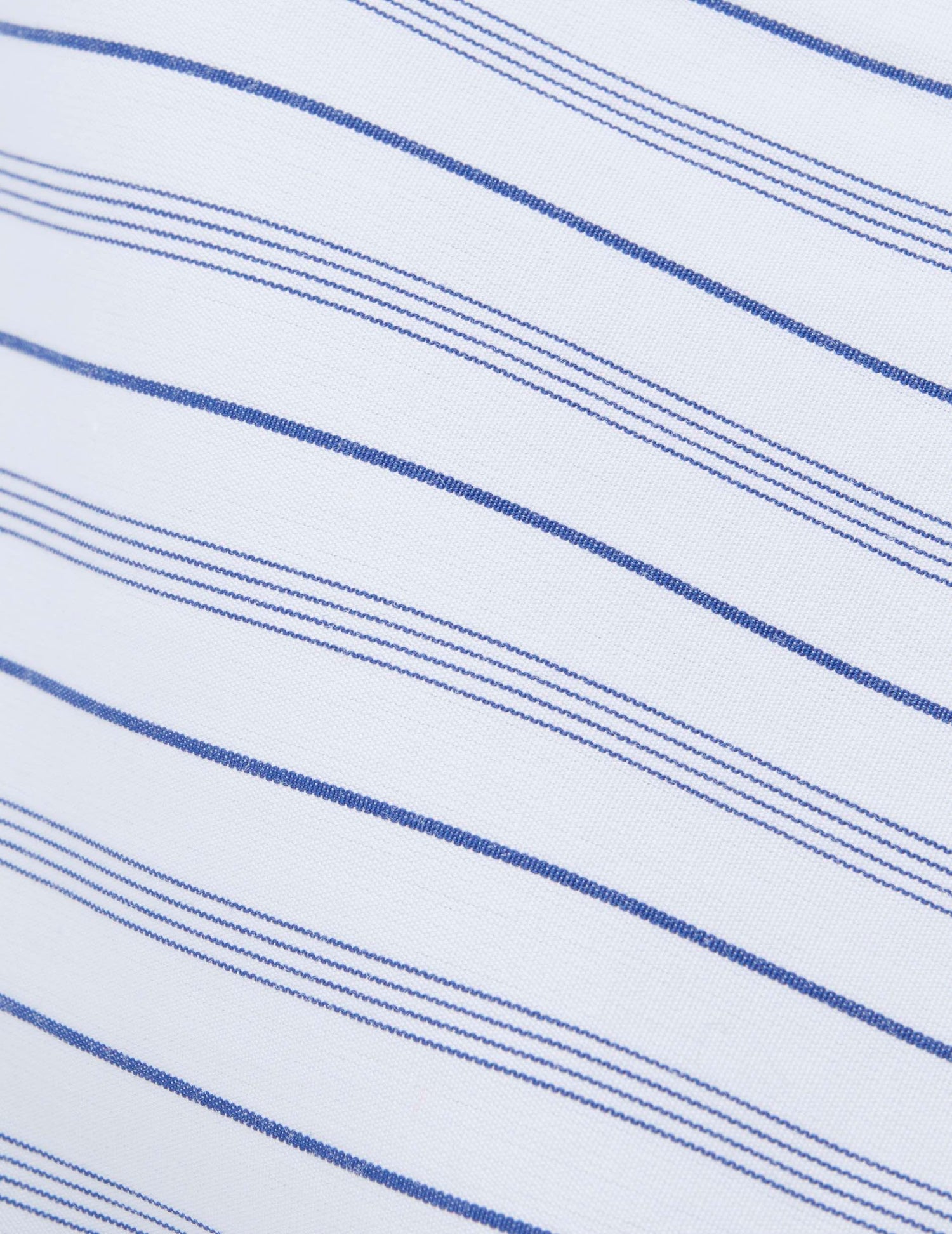 Fitted striped navy shirt - Poplin - Italian Collar#2