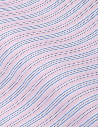 Classic striped pink shirt