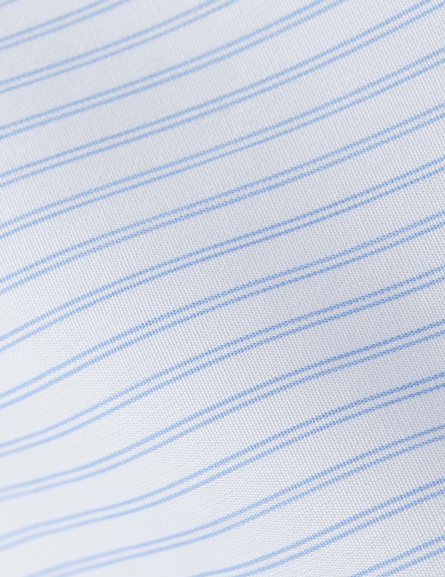 Classic striped light blue Travel shirt - Popeline - Italien Collar - Easy-iron#2