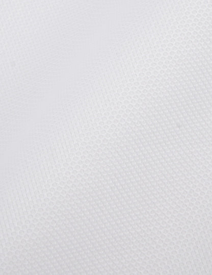 Semi-fitted white shirt