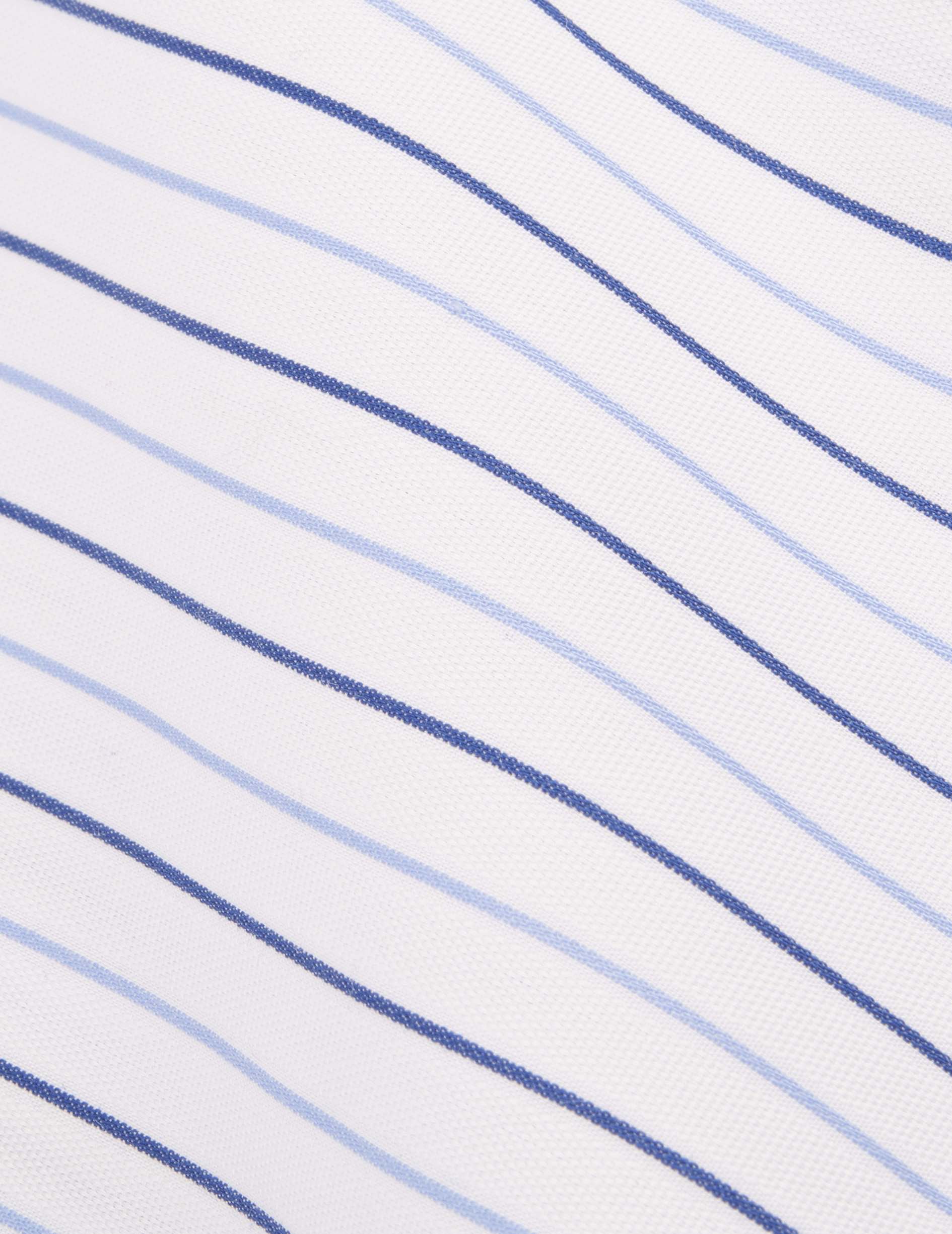 Unisex blue “Je t’aime” shirt  - Dobby - Figaret Collar