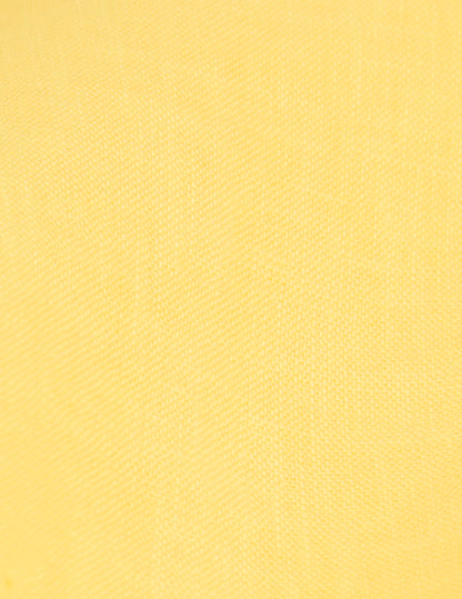 Unisex linen yellow "Je t'aime" shirt