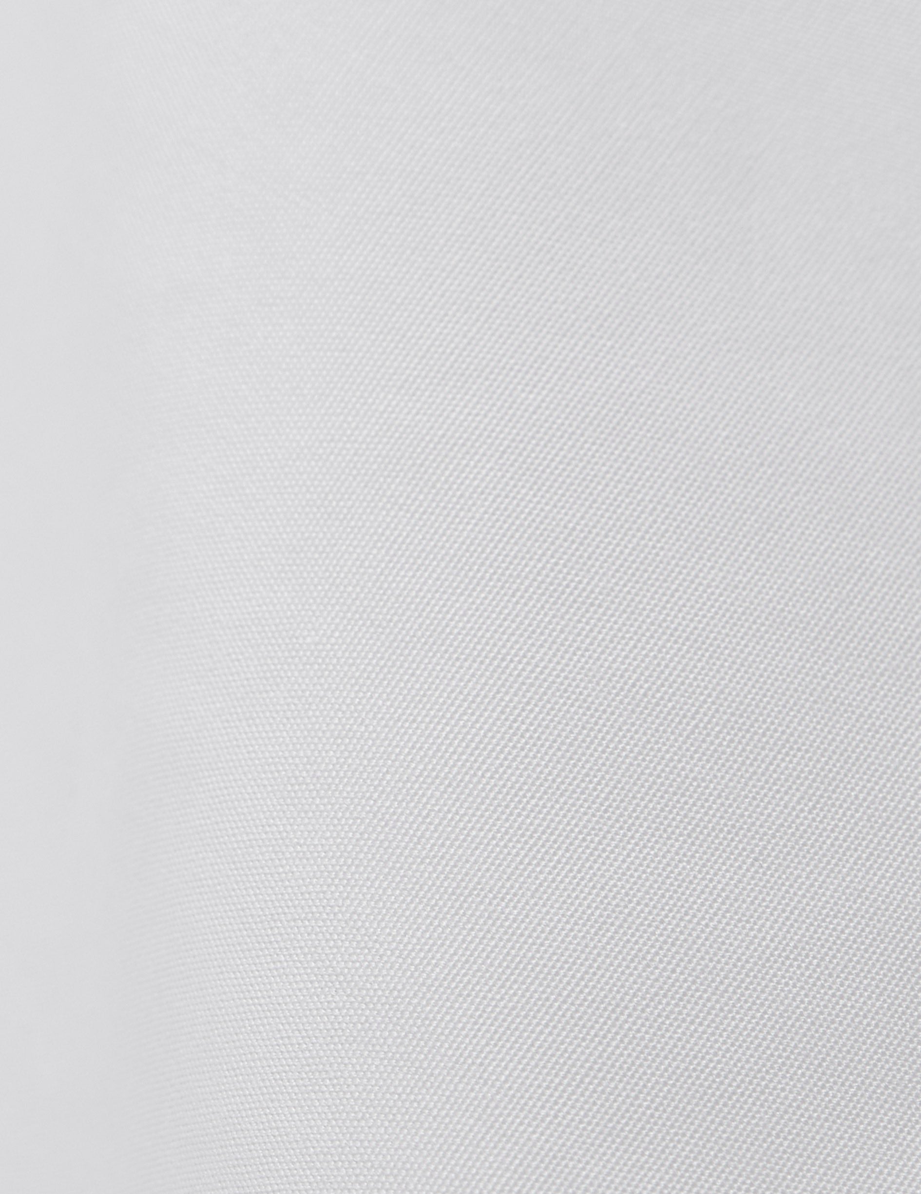 Unisex White Moi non plus shirt - Poplin - Figaret Collar