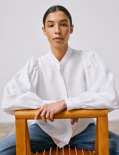 Lanaée white linen shirt