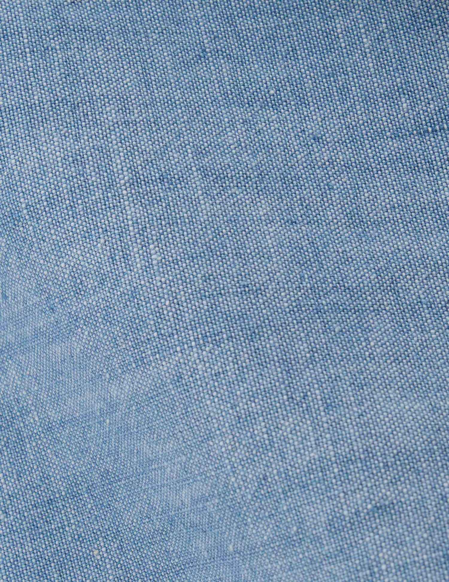 Blue Laurine shirt with hidden button placket - Chambray - Victorien Collar#5