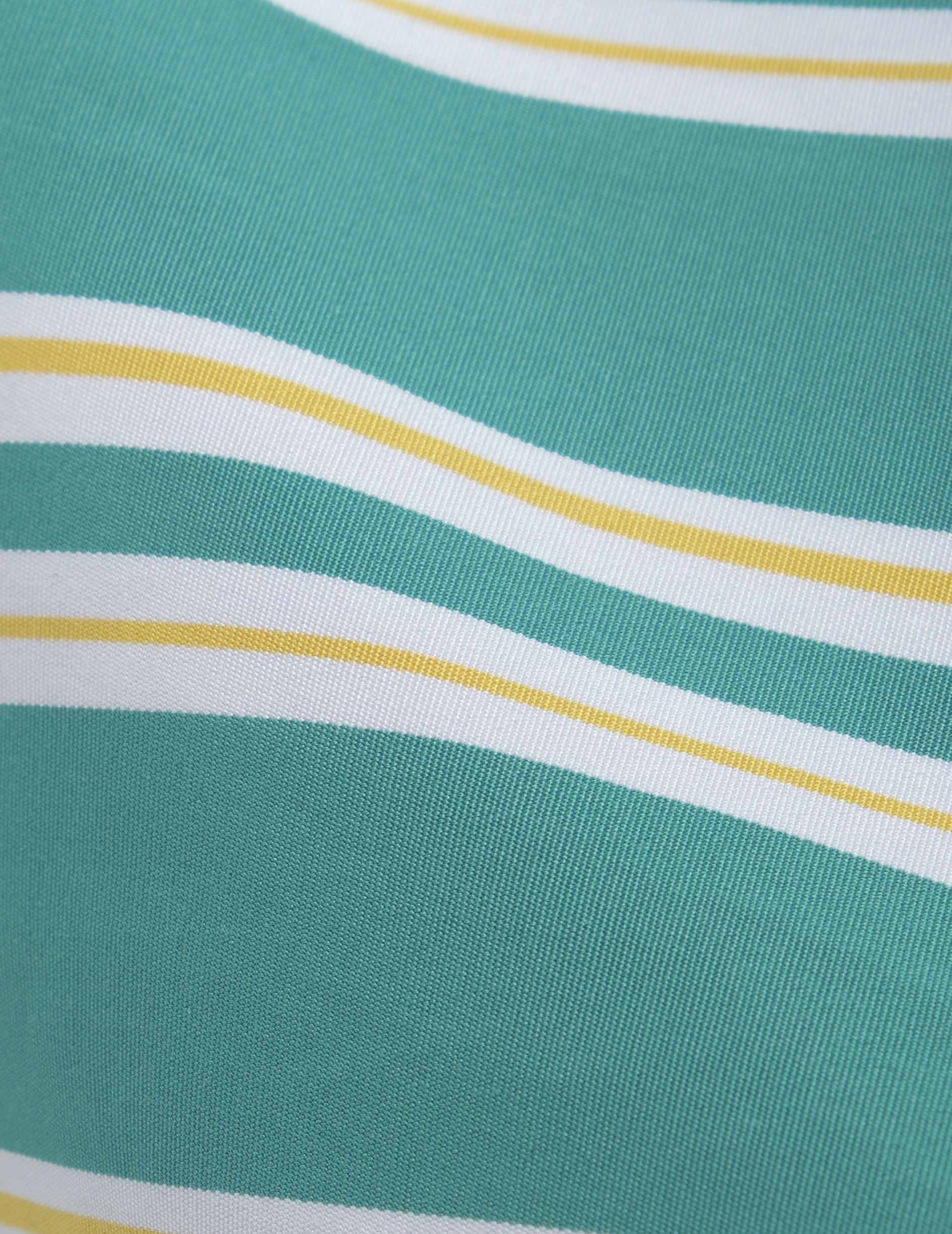 Oversized striped green Lizandra shirt - Poplin - Shirt Collar