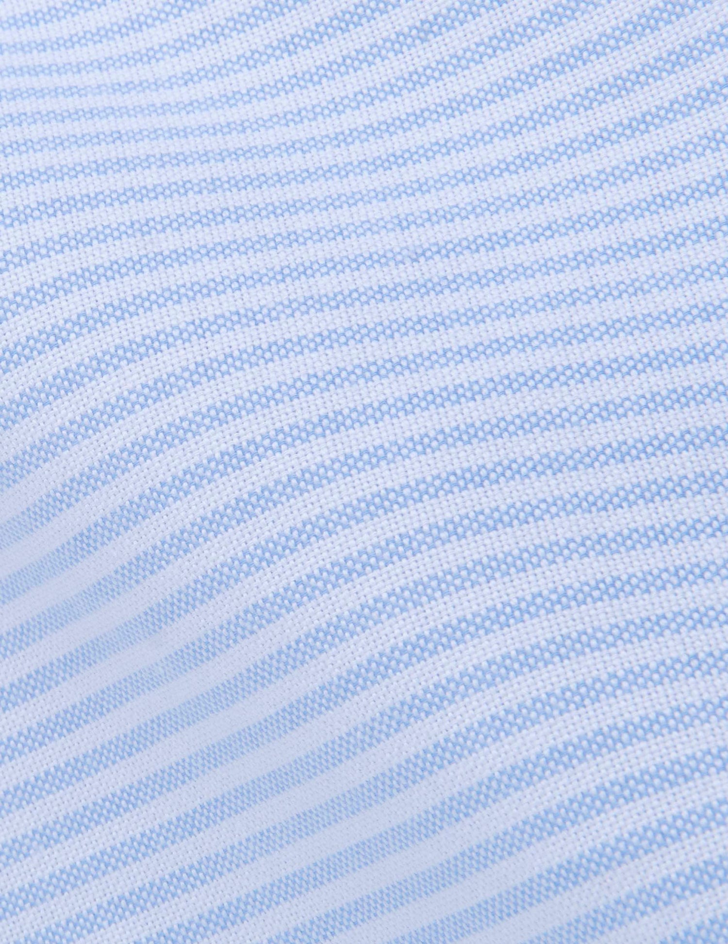 Logan Striped light blue popover shirt - Oxford - Officier Collar#5