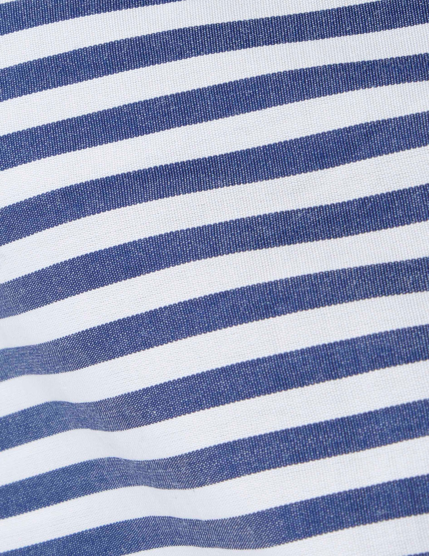 Striped navy poplin Louis pajama 