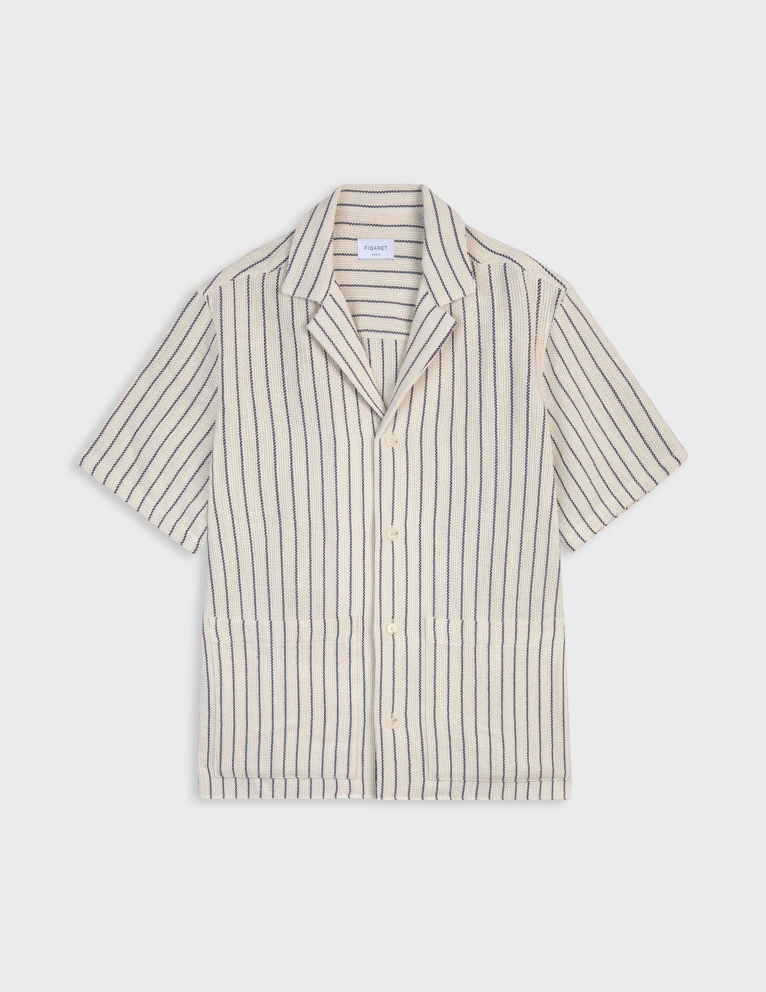 Luz ecru shirt - Openwork - Pyjamas Collar#5