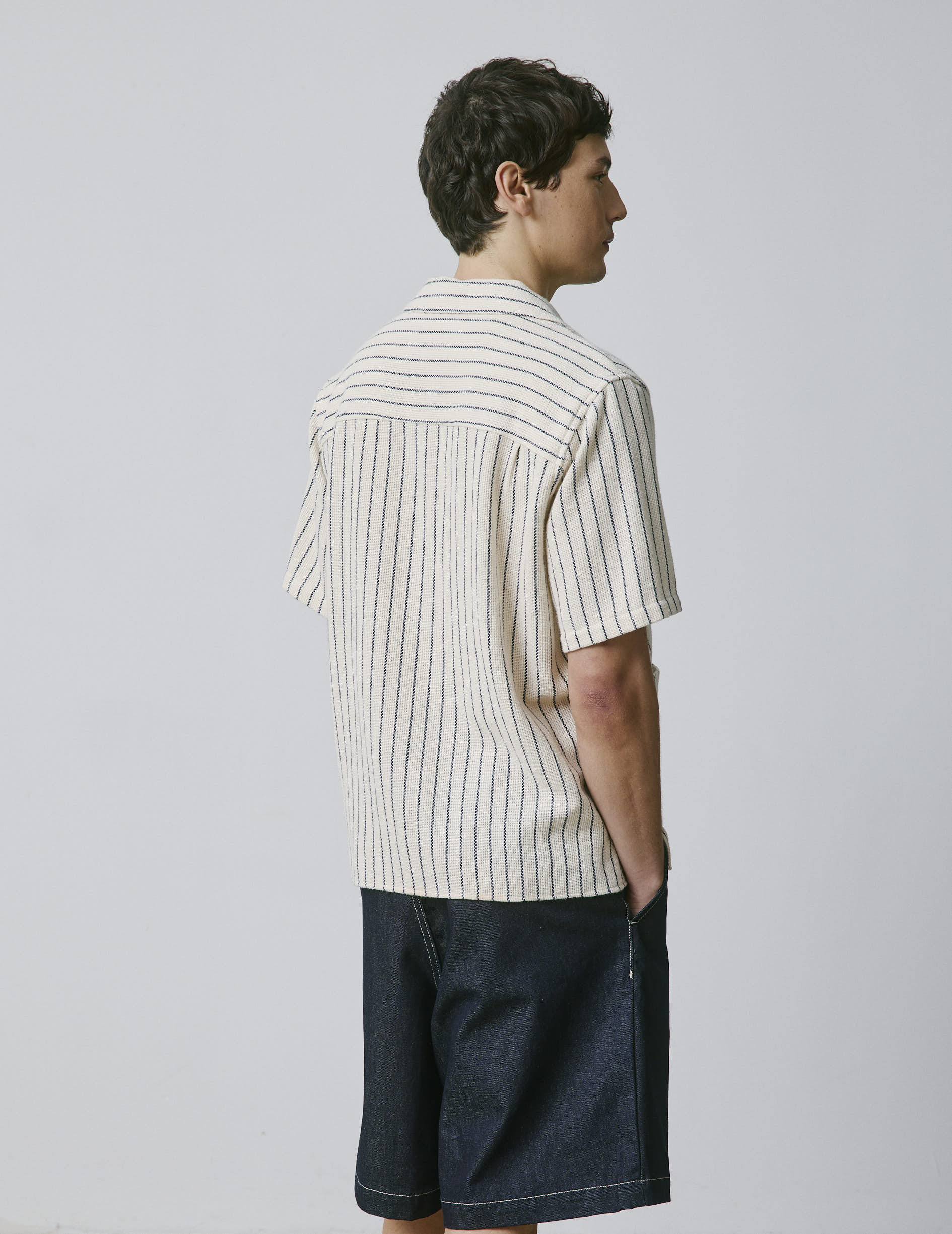Luz ecru shirt - Openwork - Pyjamas Collar