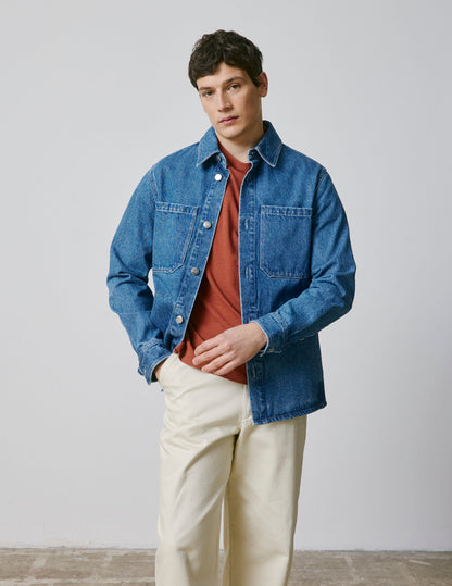 Milan Light denim overshirt