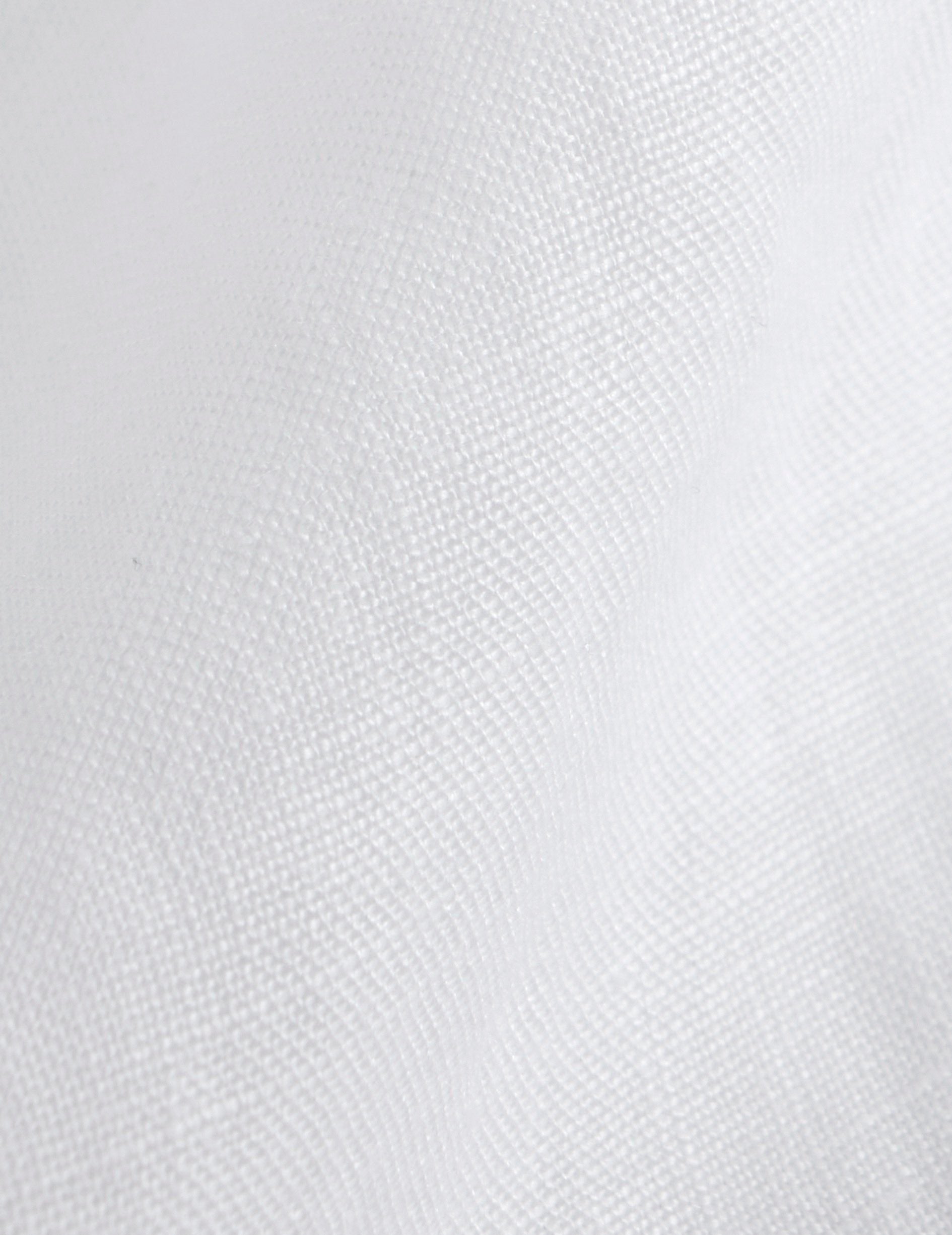 White linen Nadia blouse  - Linen - V Collar