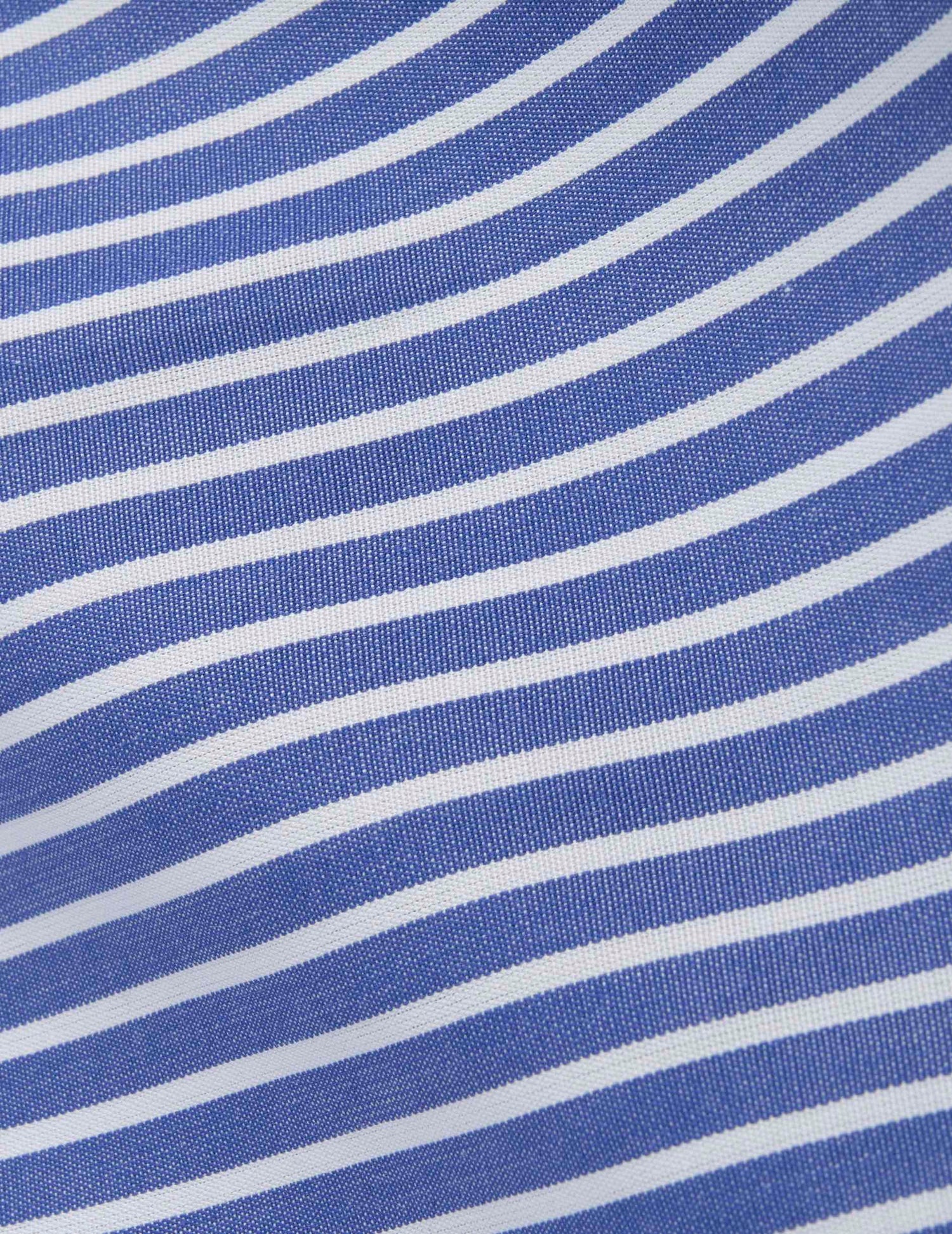 Naéline Blue hidden button placket shirt - Popeline - Chemise Collar#11