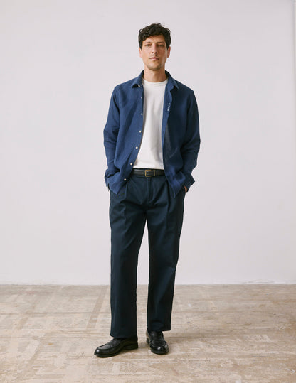 Nataneo navy twill pants