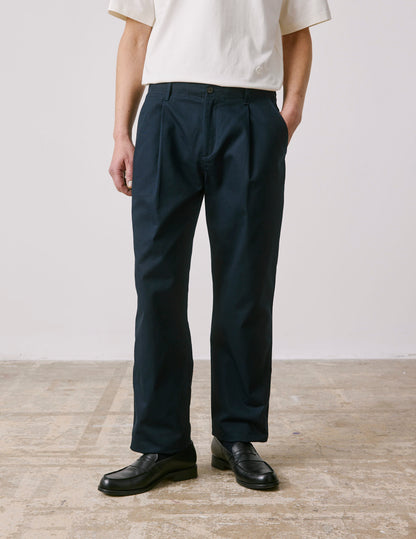 Nataneo navy twill pants