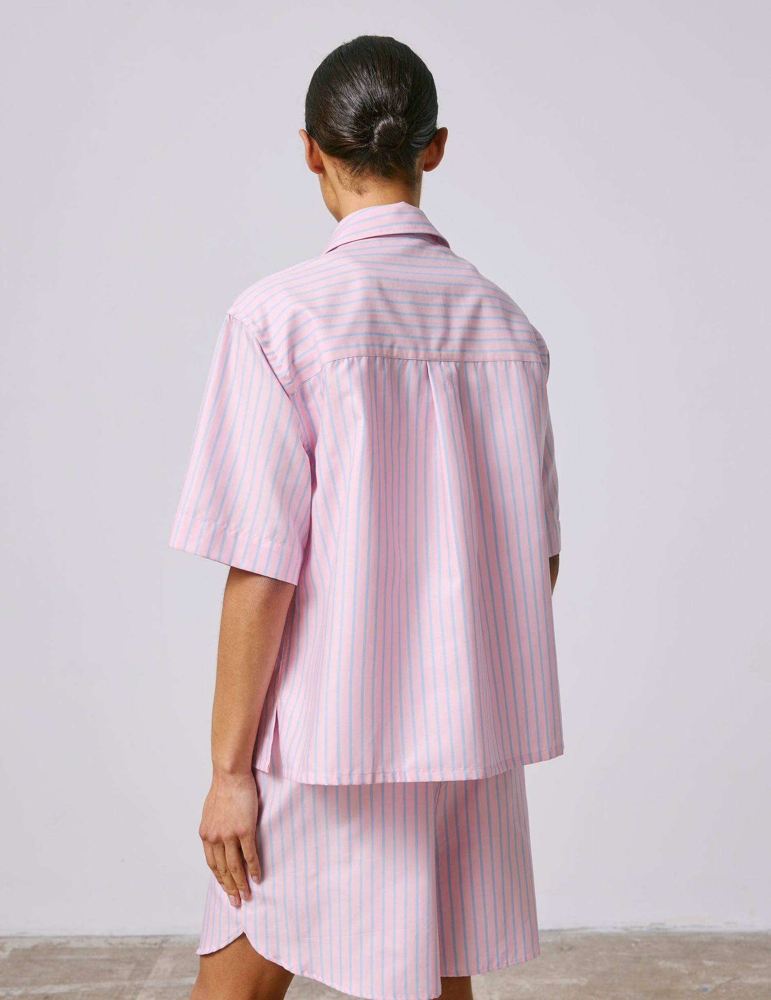 Pink Natasha shirt  - Oxford - Chemise Collar#3