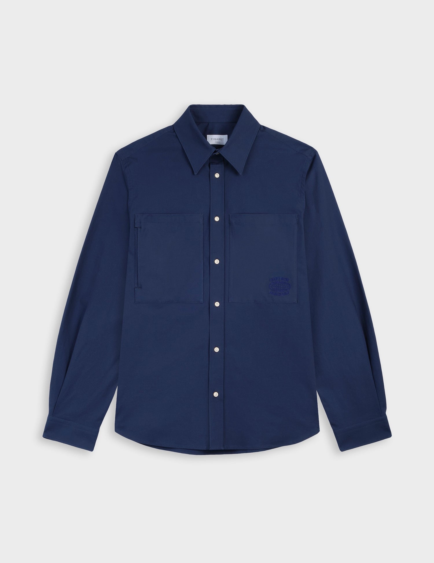 Néandro blue shirt - Ripstop - French Collar#4