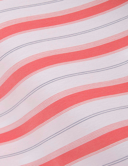 Striped coral Nesrine shirt