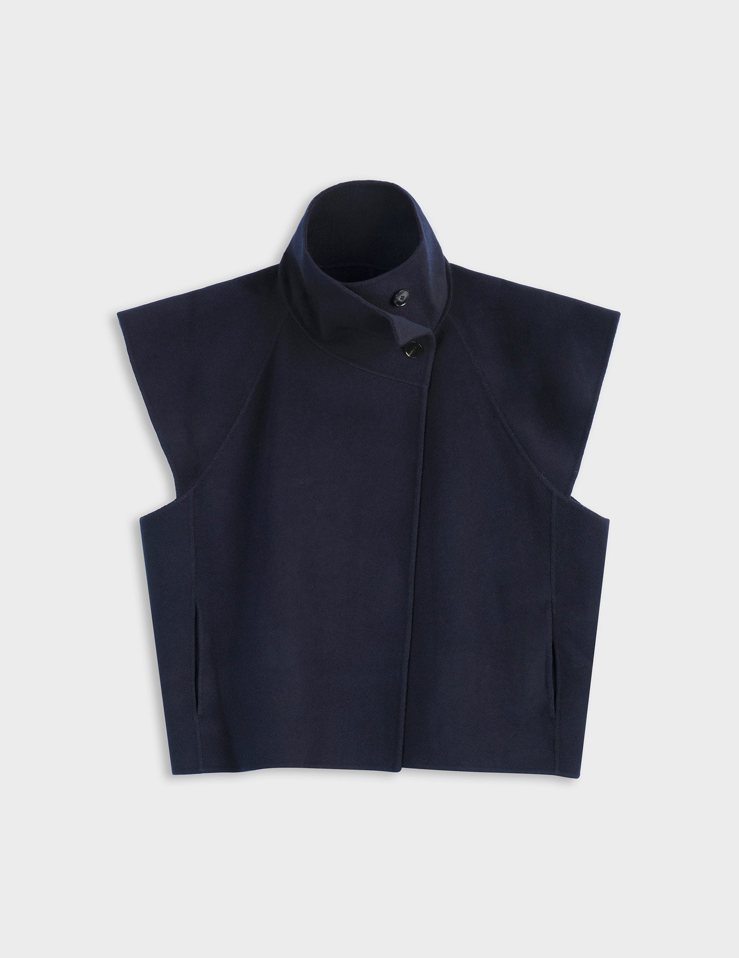 Neyla navy double-sided wool jacket