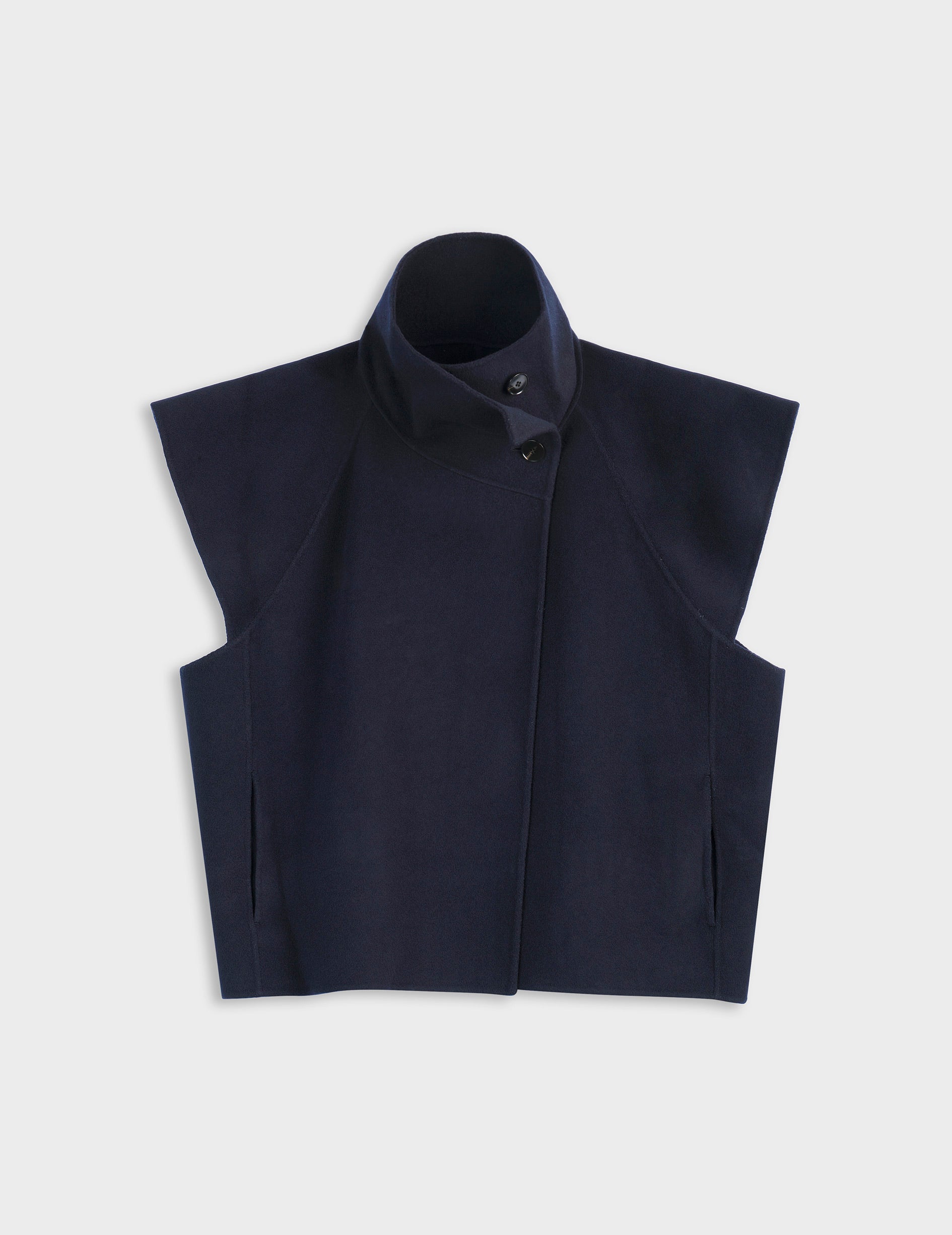 Neyla navy double-sided wool jacket