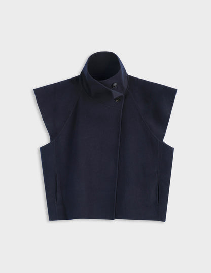 Neyla navy double-sided wool jacket