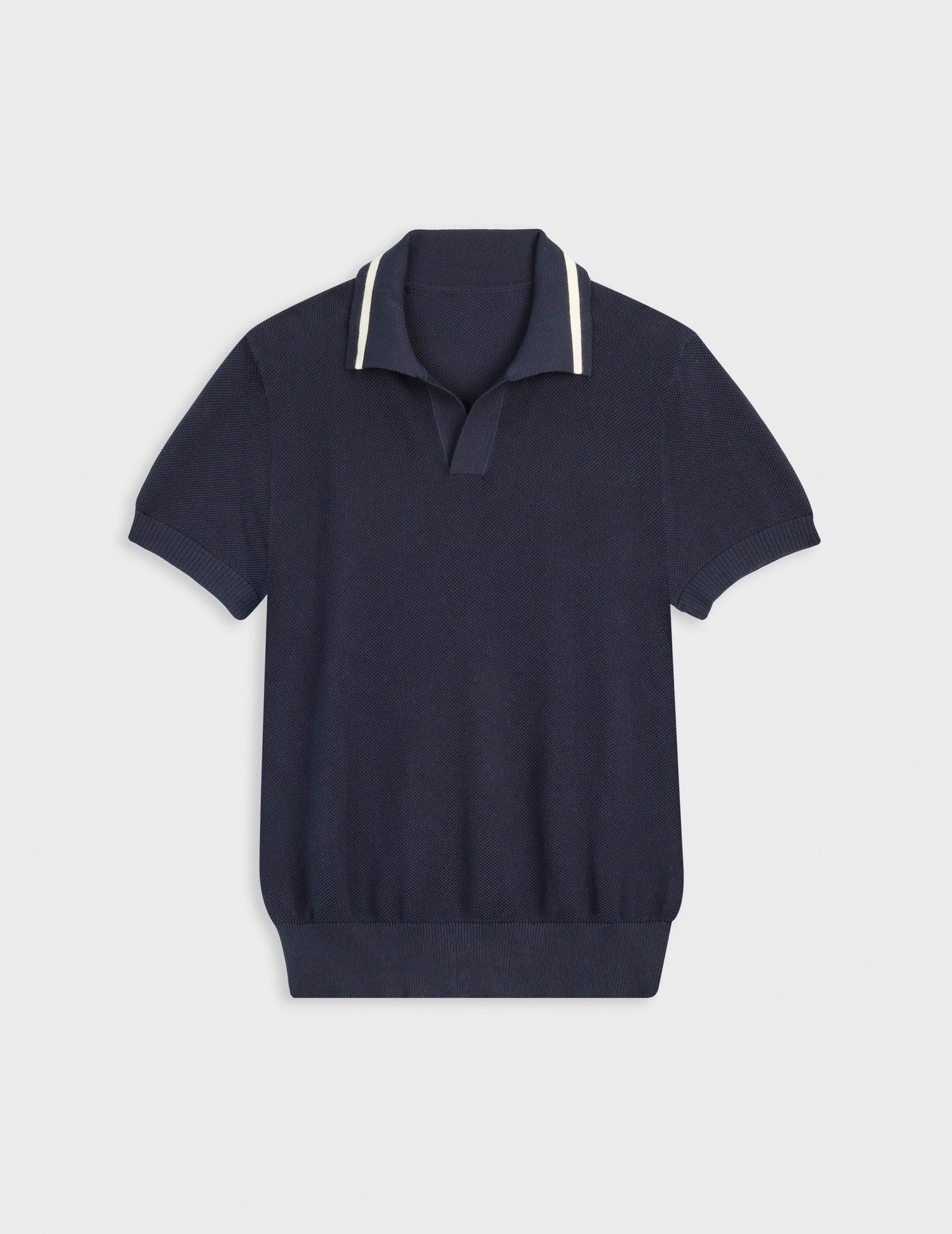 Nick navy cotton polo