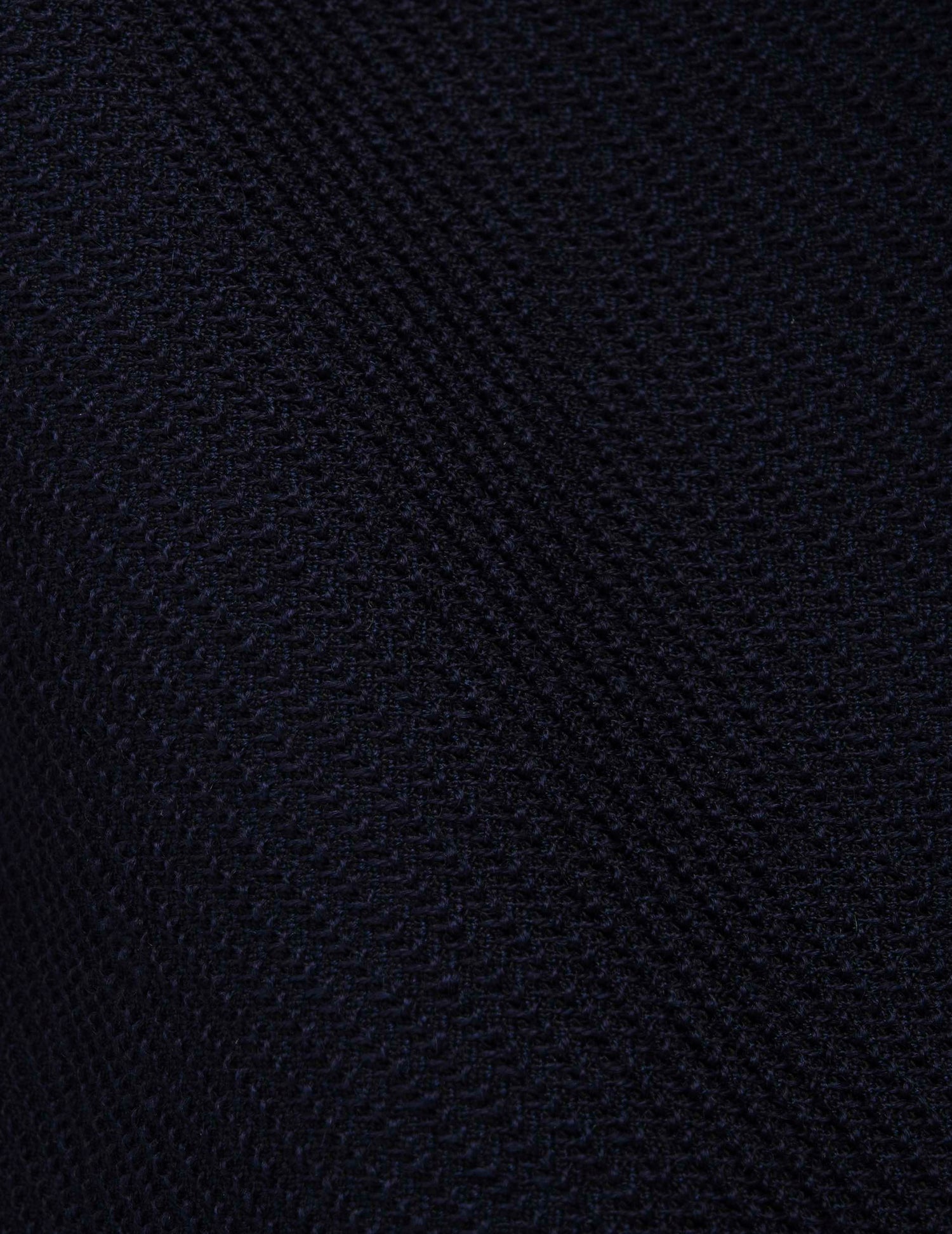 Blazer in plain navy virgin wool twill