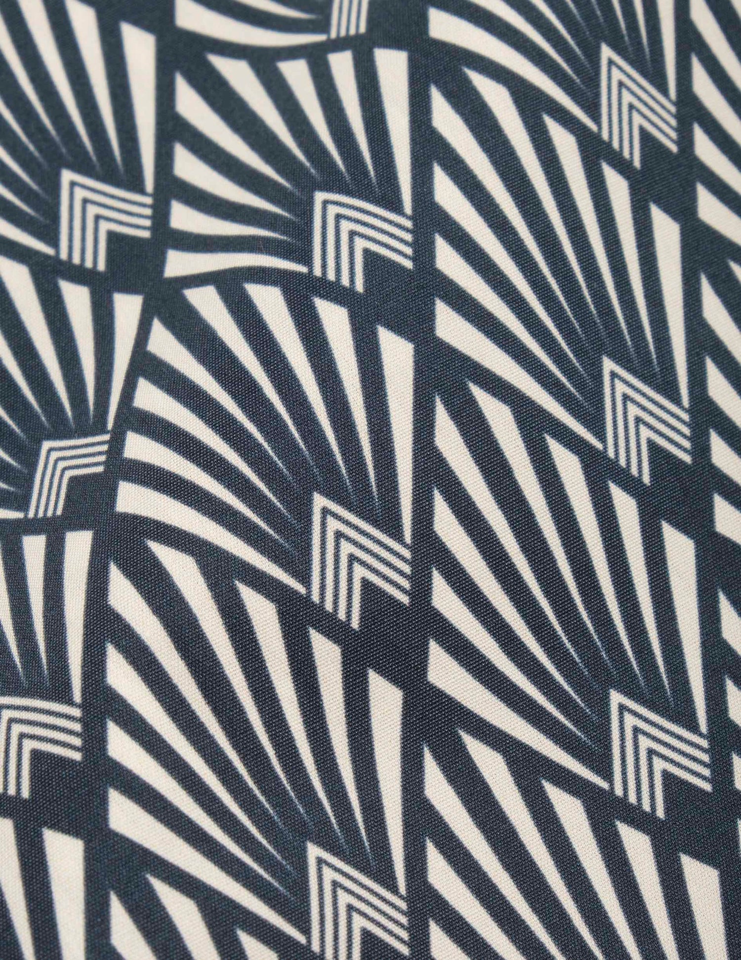 Short-sleeved printed blue Nolhann shirt  - Poplin - French Collar#5