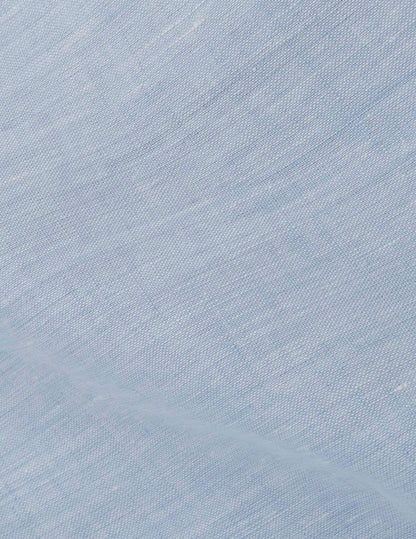 Nolhann light blue linen shirt