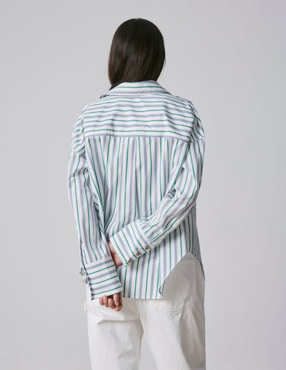Noliana Striped purple shirt