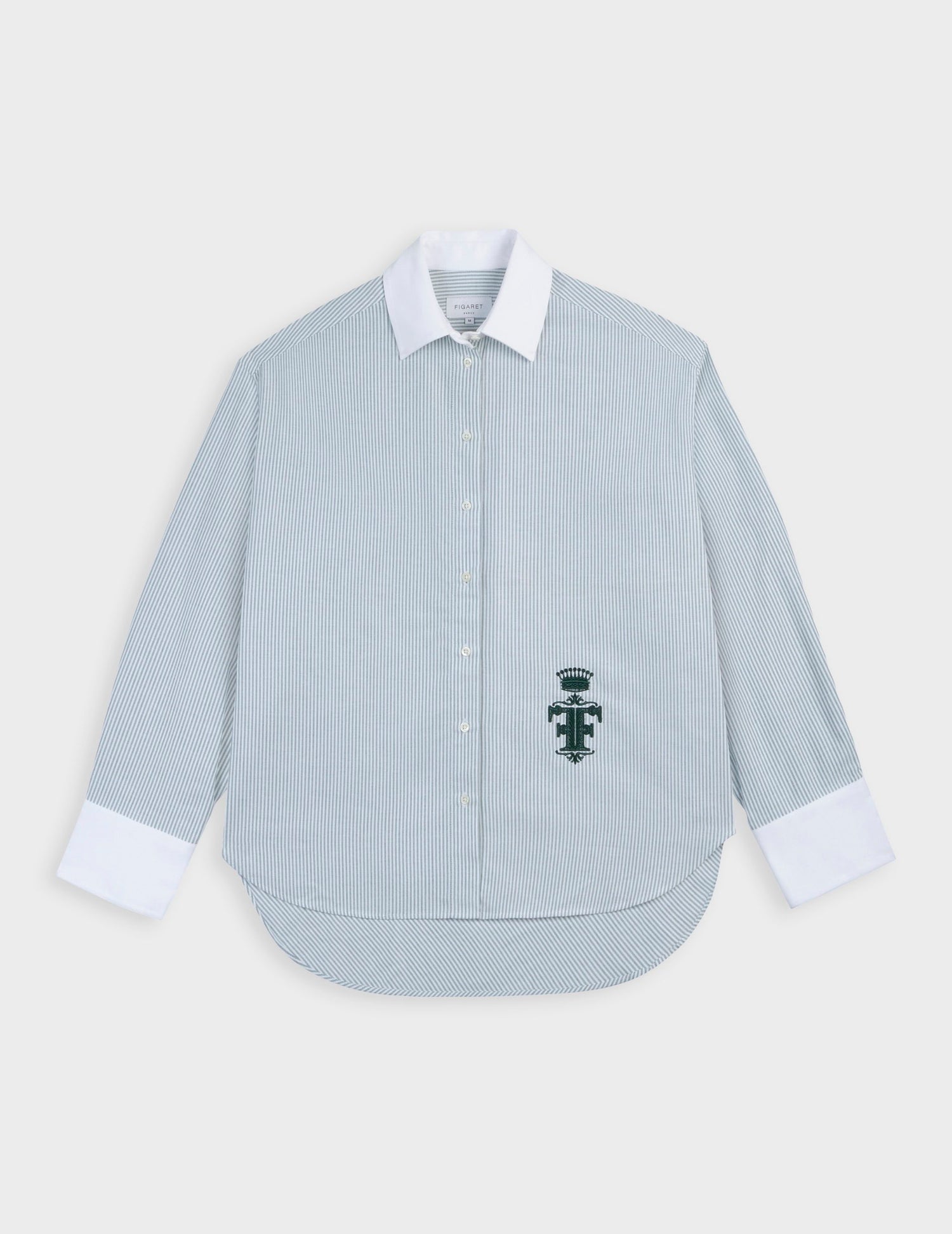 Green Nolita shirt - Oxford - Shirt Collar#6