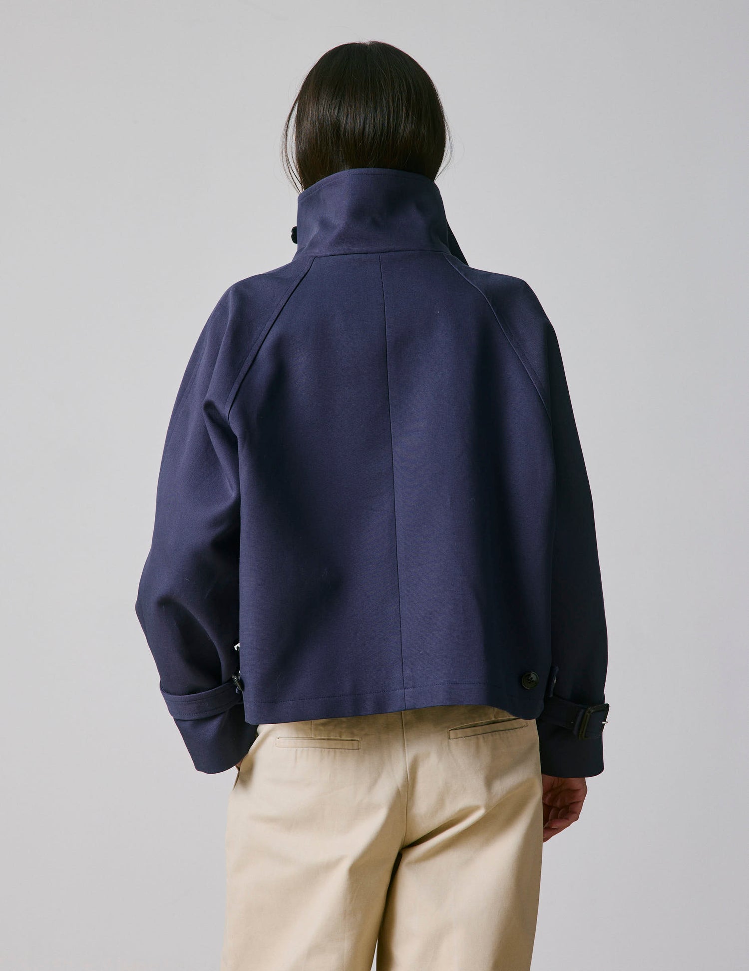 Nolwenn navy trench - Canvas#2