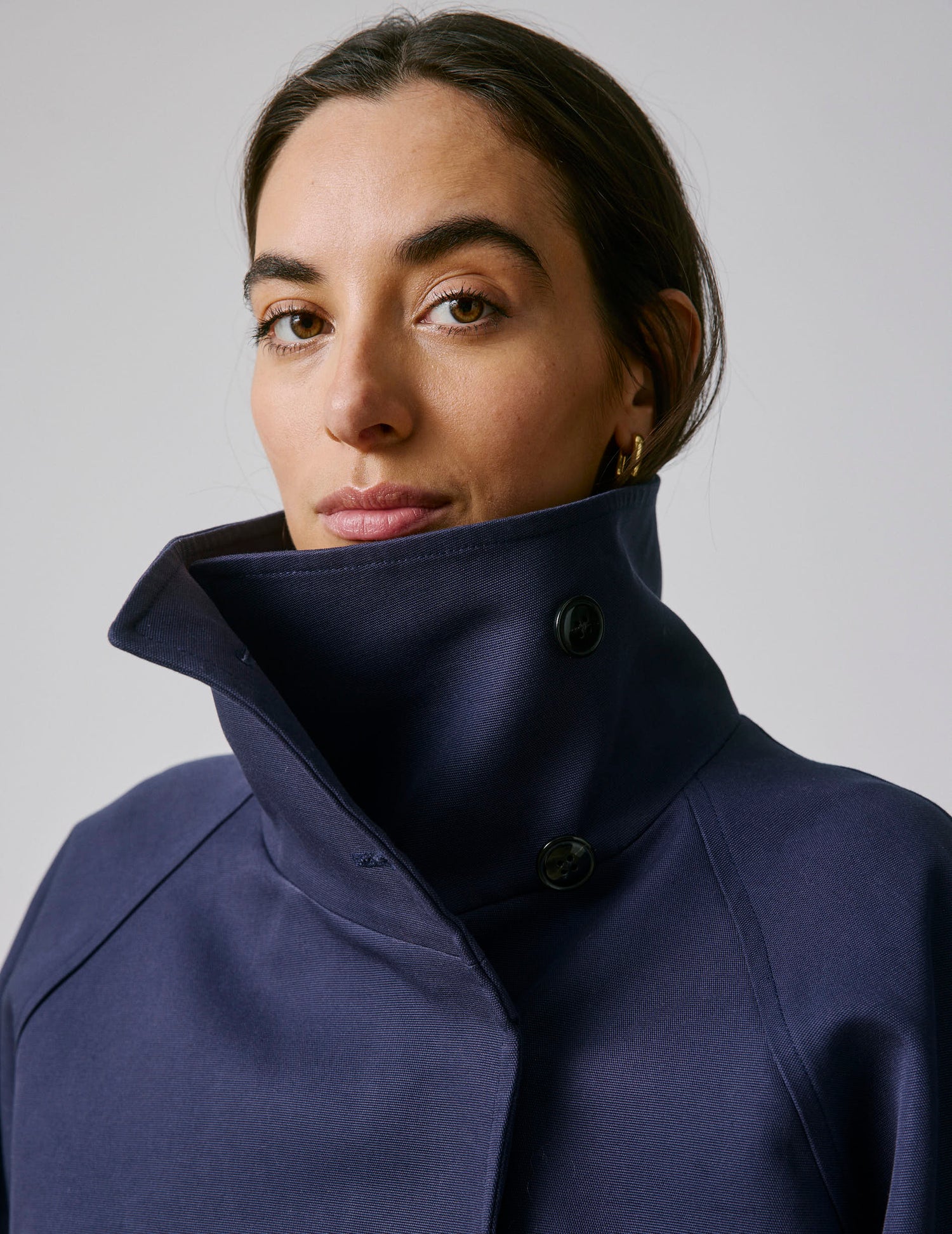 Nolwenn navy trench - Canvas#3