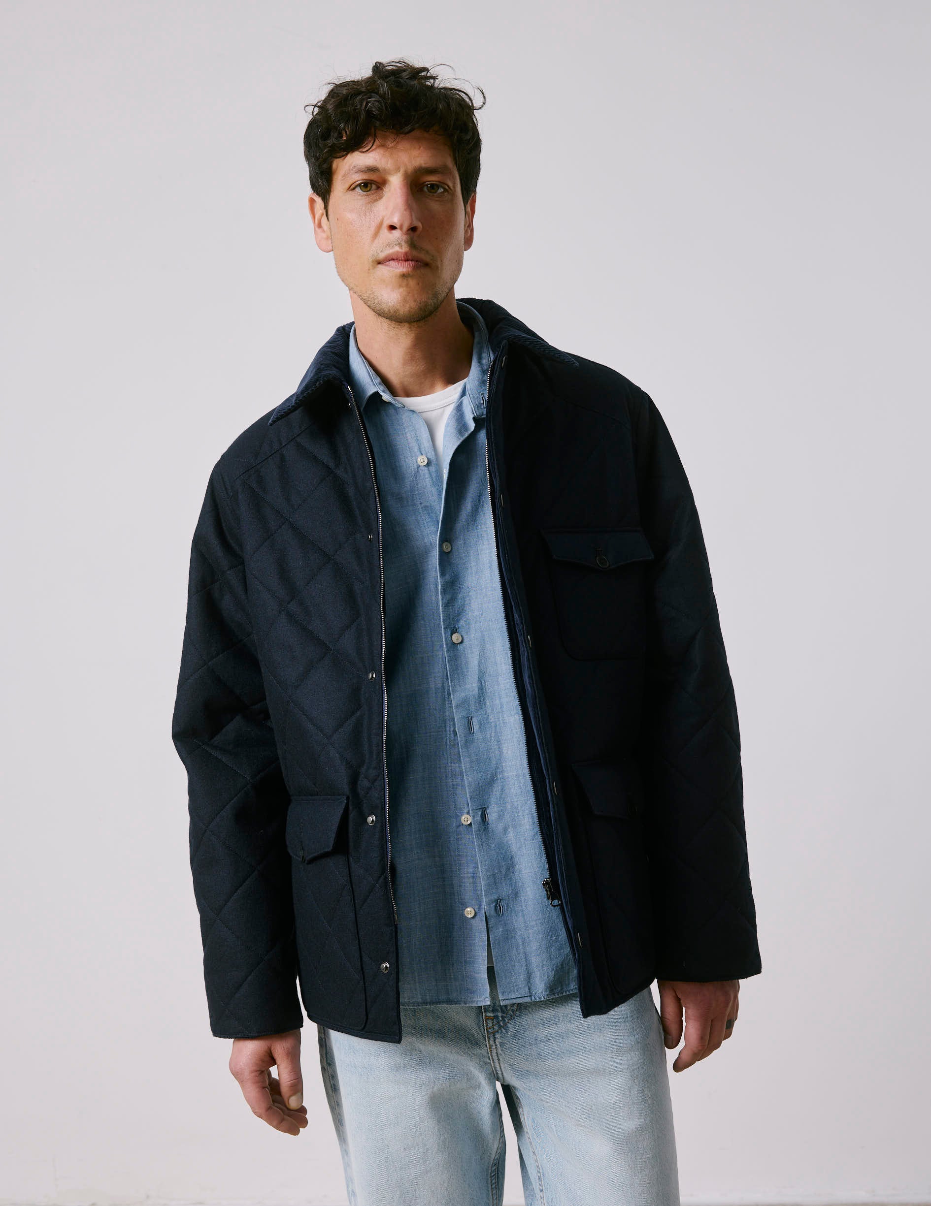 Norbert navy parka