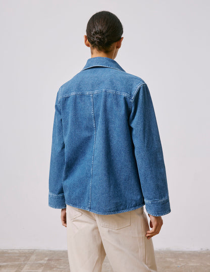 Navy denim Norelie overshirt