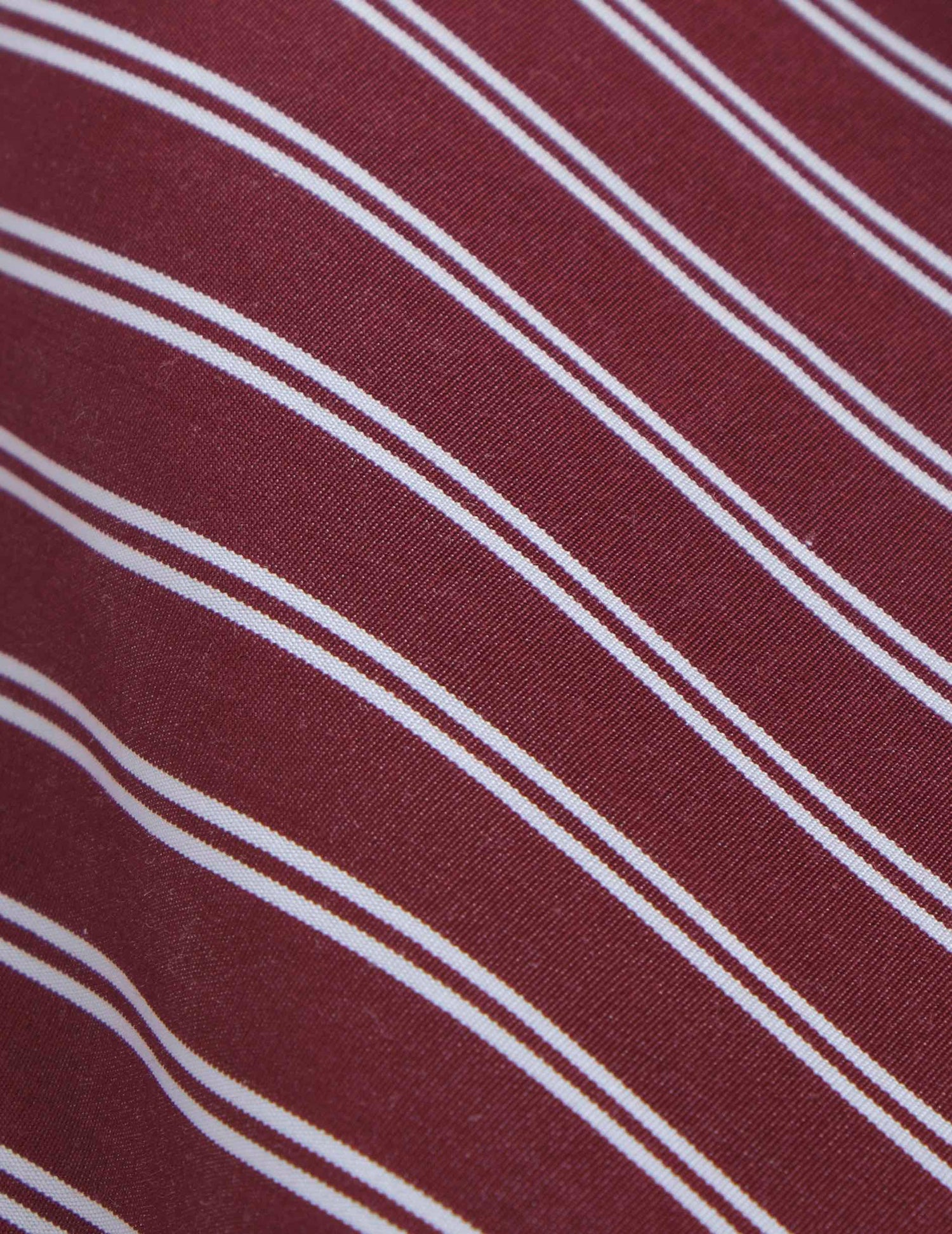 Striped burgundy poplin Notte pajama bottoms