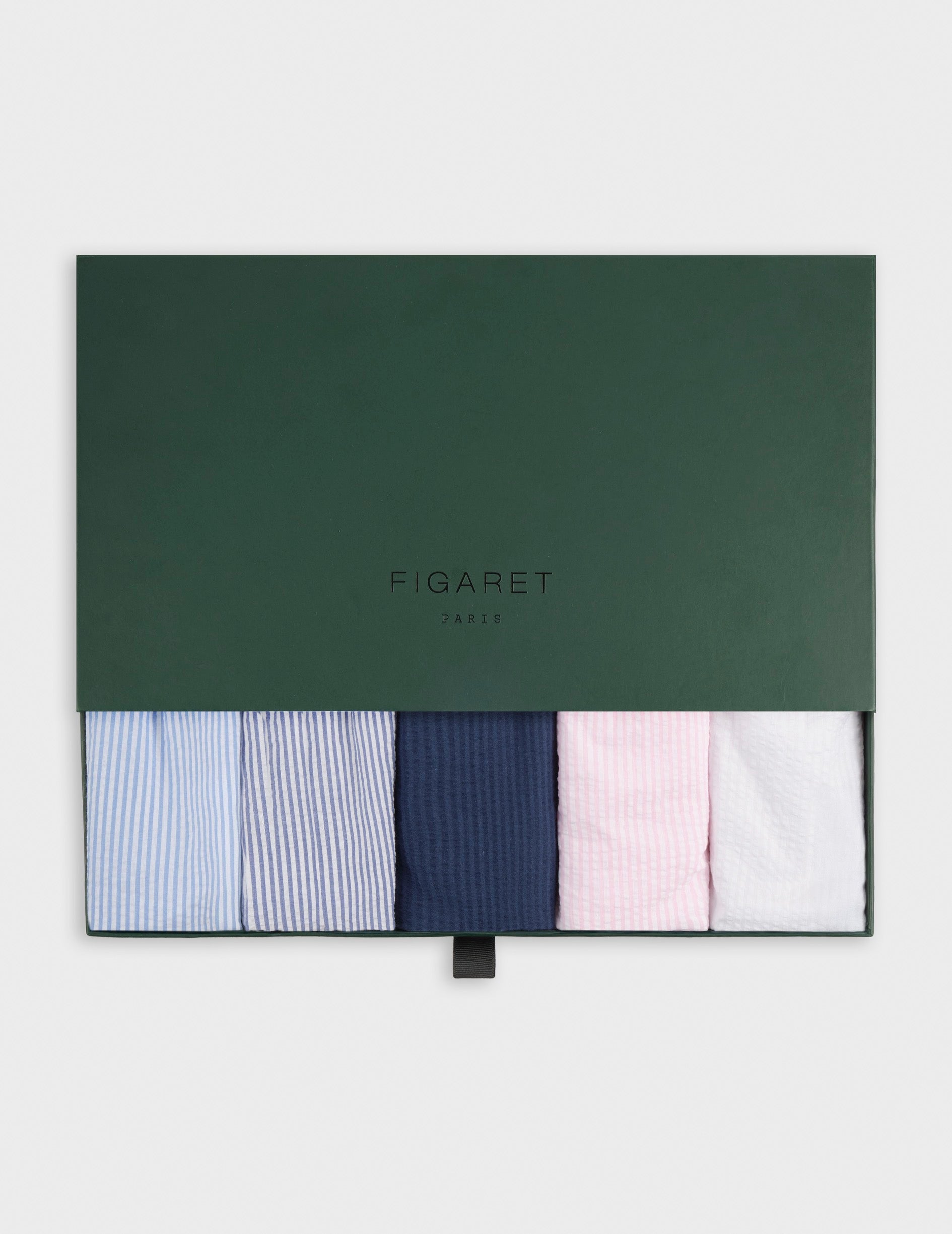 Weekly pack of 5 striped navy underpants 