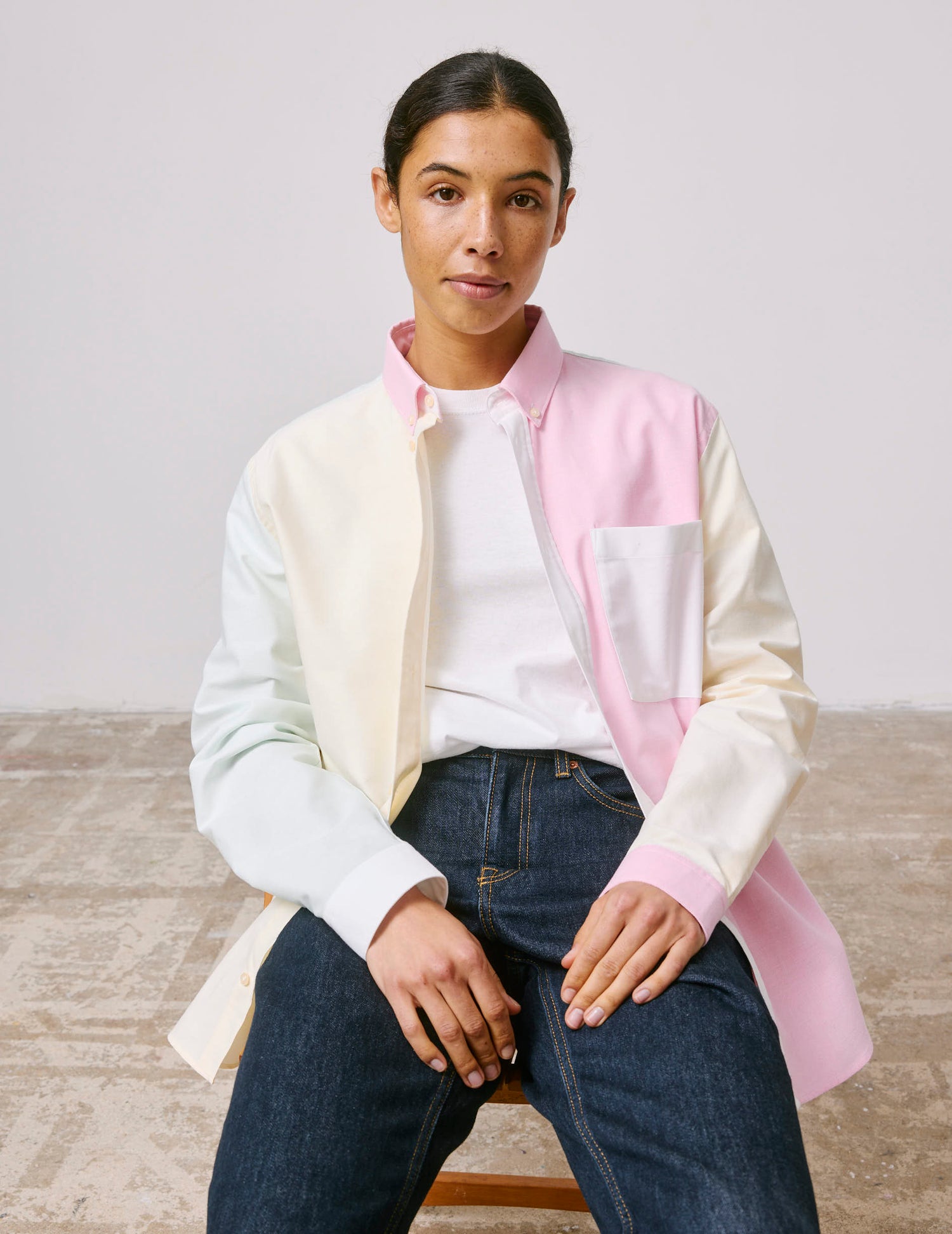 William Light green Fun shirt - Oxford - American Collar#6