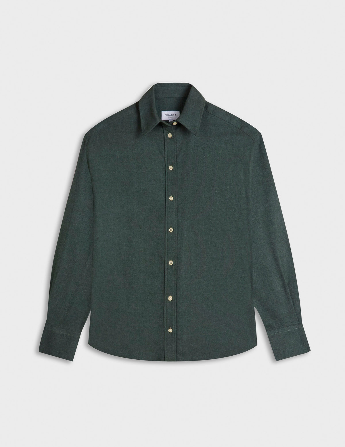 Green flannel Ambre shirt - Flannel - Shirt Collar#3