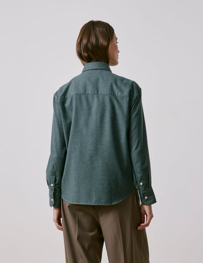 Green flannel Ambre shirt
